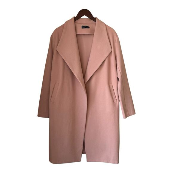 Blithe ( Anthropologie ) Wool Look Cocoon Coat Size Large - Picture 1 of 4